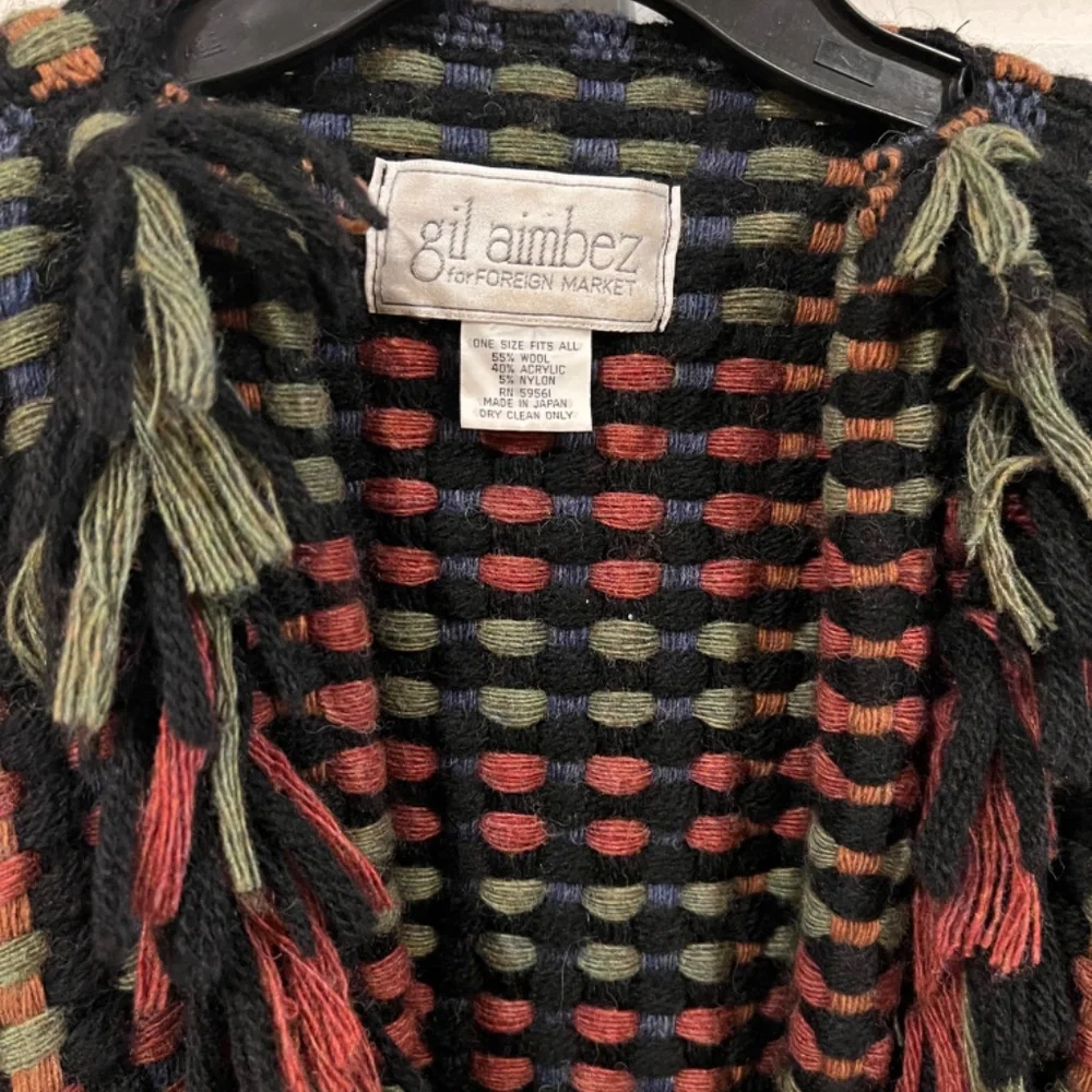 GIL AIMBEZ WOVEN WOOL COAT JACKET   -    NEVER WORN - Picture 2 of 4